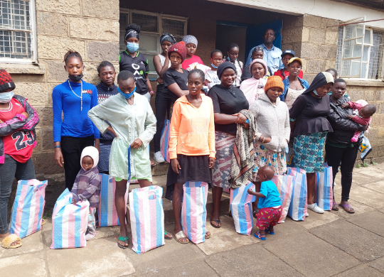 I collaboratori di UMBRAGROUP per le mamme di Mathare